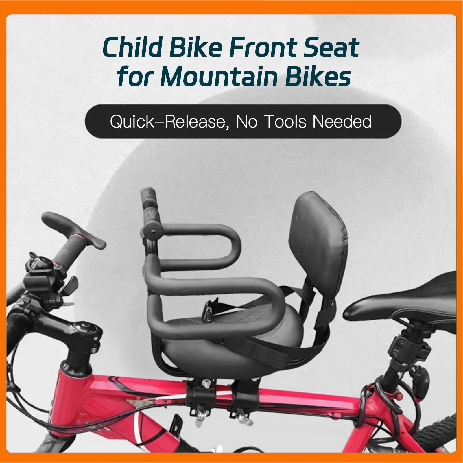 

Детское велосипедное сиденье, быстросъемное переднее крепление для горного велосипеда, дорожный велосипед, 24 дюйма, 26 дюймов, 27,5 дюймов, детское велосипедное сиденье для малышей, 6 месяцев-8 лет