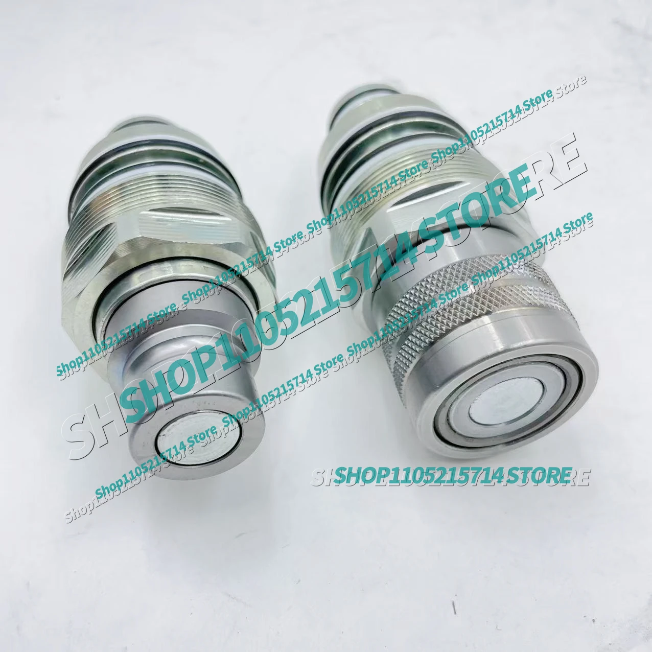 

for Bobcat 753-883/ A220 - A770/S130 - S770/T140 - T870 6679837 6680018 46mm Thread High Quality Hydraulic Quick Connect Coupler