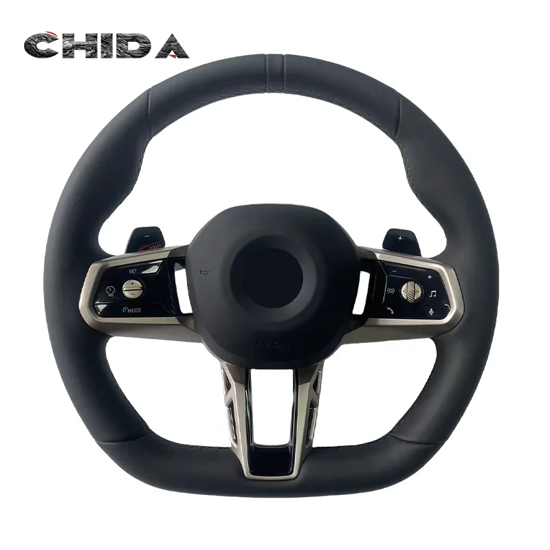 

New Upgraded ID8 Full Leather Sport Steering Wheel for BMWs F10 F15 F85 F30 M4 M2 M3 G01 G12 G20 G30 G80 G05 G06