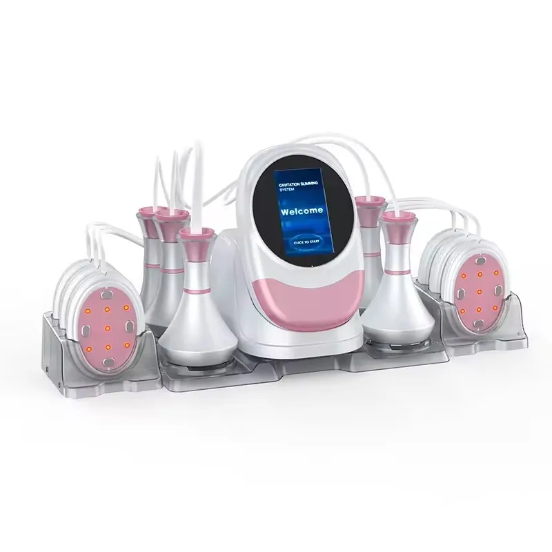 Custom logo Beauty 80k Body Slimming Machine Skin Tightening Device 6-in-1 Multifunctional Beauty Equipment for Home Salon Spa