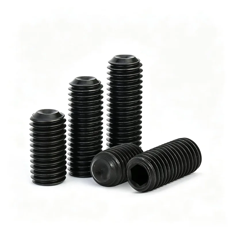 1-50pcs Grade 12.9 Alloy Steel Hex Socket Set Screws M1.6M2M2.5M3M4M5M6M8M10M12M14M16M18M20MM24, Cup Point Grub Screws Bolt