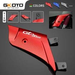 VESPA GTS300 GTS 300 250 125 2013-2023 CNC 완충기 사이드 커버, 프론트 휠 로커 보호대 패드 오토바이 액세서리