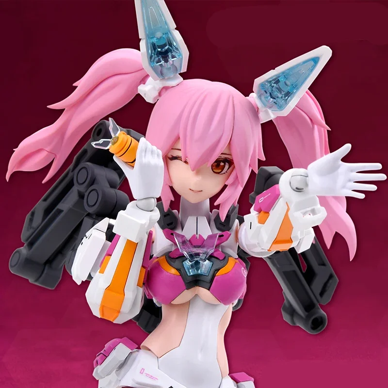 

Nuke Matrix Cyber Forest Heavenly Eye Rabbit Mecha Girl Movable Assembled Model Mech Action Figures Toy Gift Collection Hobby