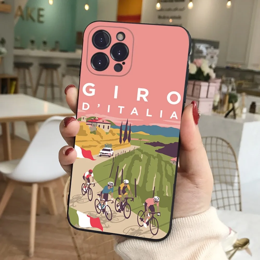 Funda de teléfono deportiva para bicicleta, carcasa para iPhone 15 14 11 12 13 Mini Pro XS Max 6 7 8 Plus X XR SE 2020