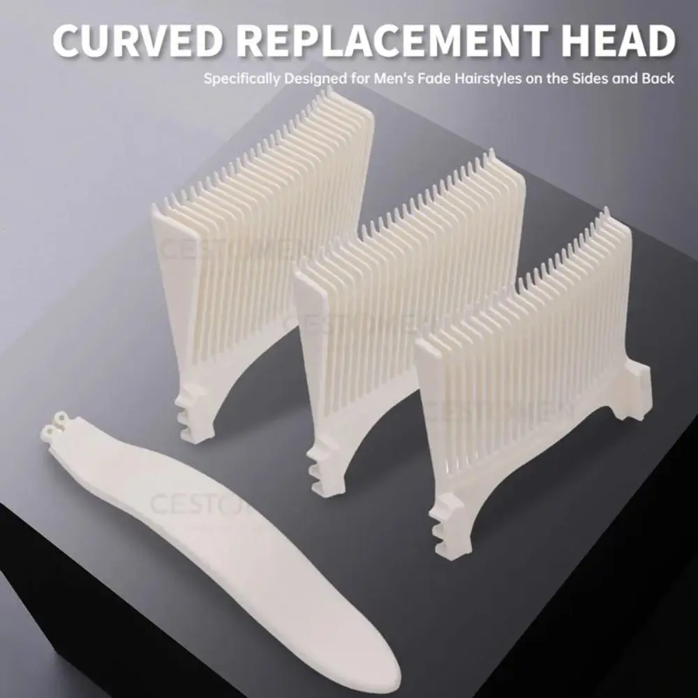 

Men Styling Tool Barber Fade Combs Clipper Gradienter Design Hair Cutting Fade Comb Ergonomic Curved Comb Salon Styling Tool
