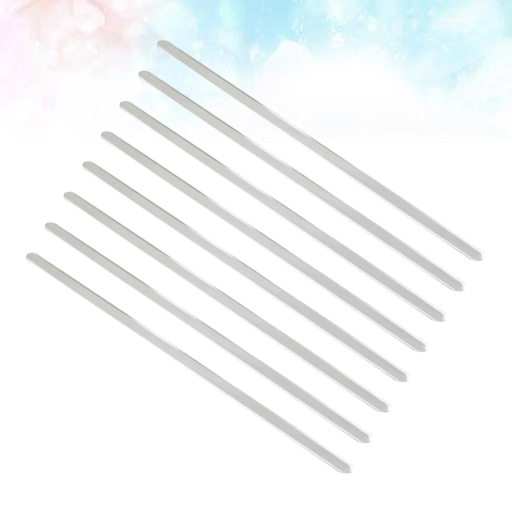 8PCS Stainless Steel Bracelet Inner Core for DIY Making Bending Cuff Shaping Mold Metal Blanks Craft Bangle Reusable Durable