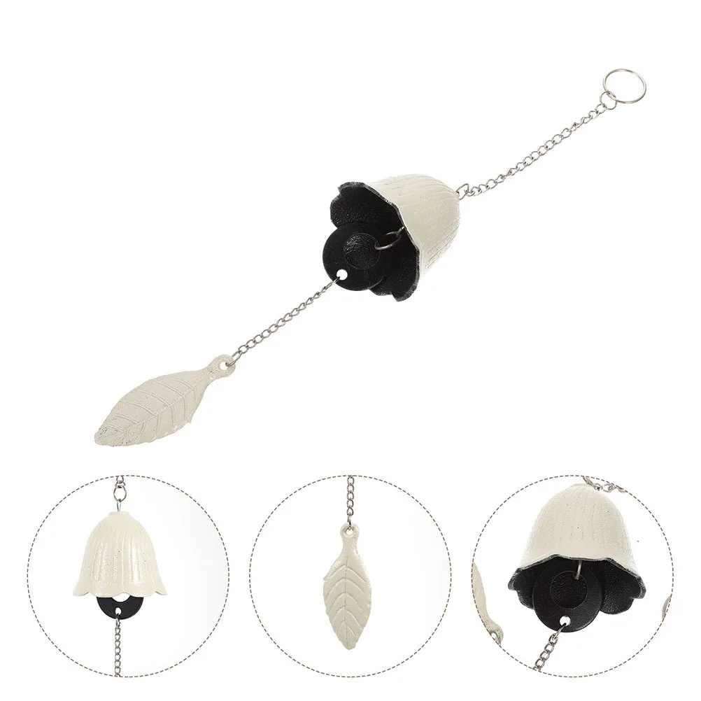 

2Pcs Retro Metal Wind Chime Leaf Design Hanging Bell for Outdoor Garden Balcony Porch Decor Hanging Bell Chimes