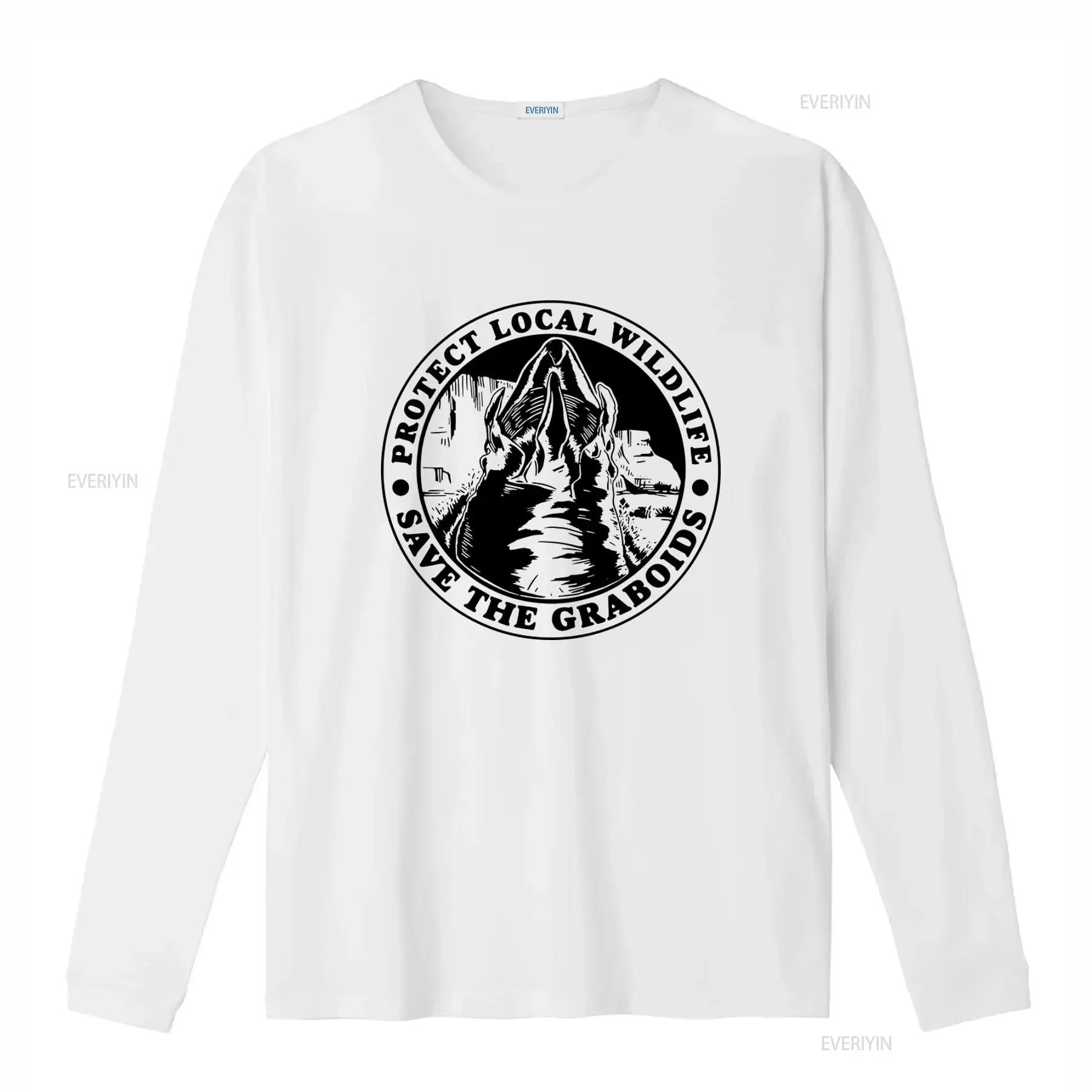 Save The Graboids Tremors T Shirt Protect Local Wildlife for  vintage Washed streetwear Casual designer clothes Versatile