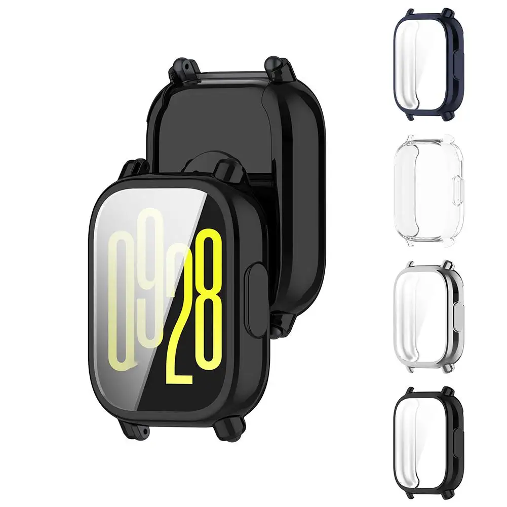 For Redmi Watch 5 Active/5 Lite Screen Protector Case TPU All-inclusive Anti Fall Dust-proof Smart Watch Protection Accessories