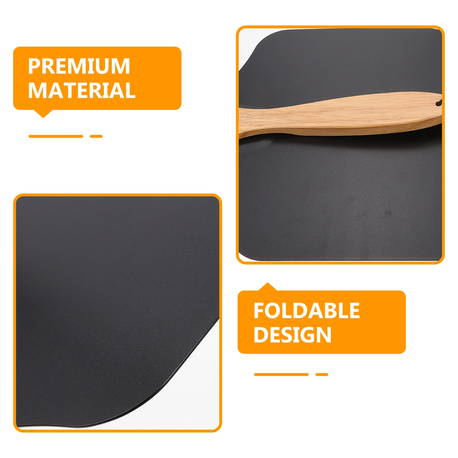 

Folding Aluminum Shovel Lightweight Anti Rust Perfect for Baking Shovel Kitchen Hotel Storage Hole Baking Tool