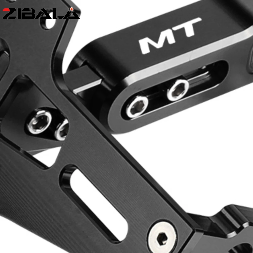 For Yamaha MT01 MT03 MT25 MT125 MT10 MT07 MT09 Motorcycle License Plate Holder Bracket Tail Tidy Fender Eliminator LED Light