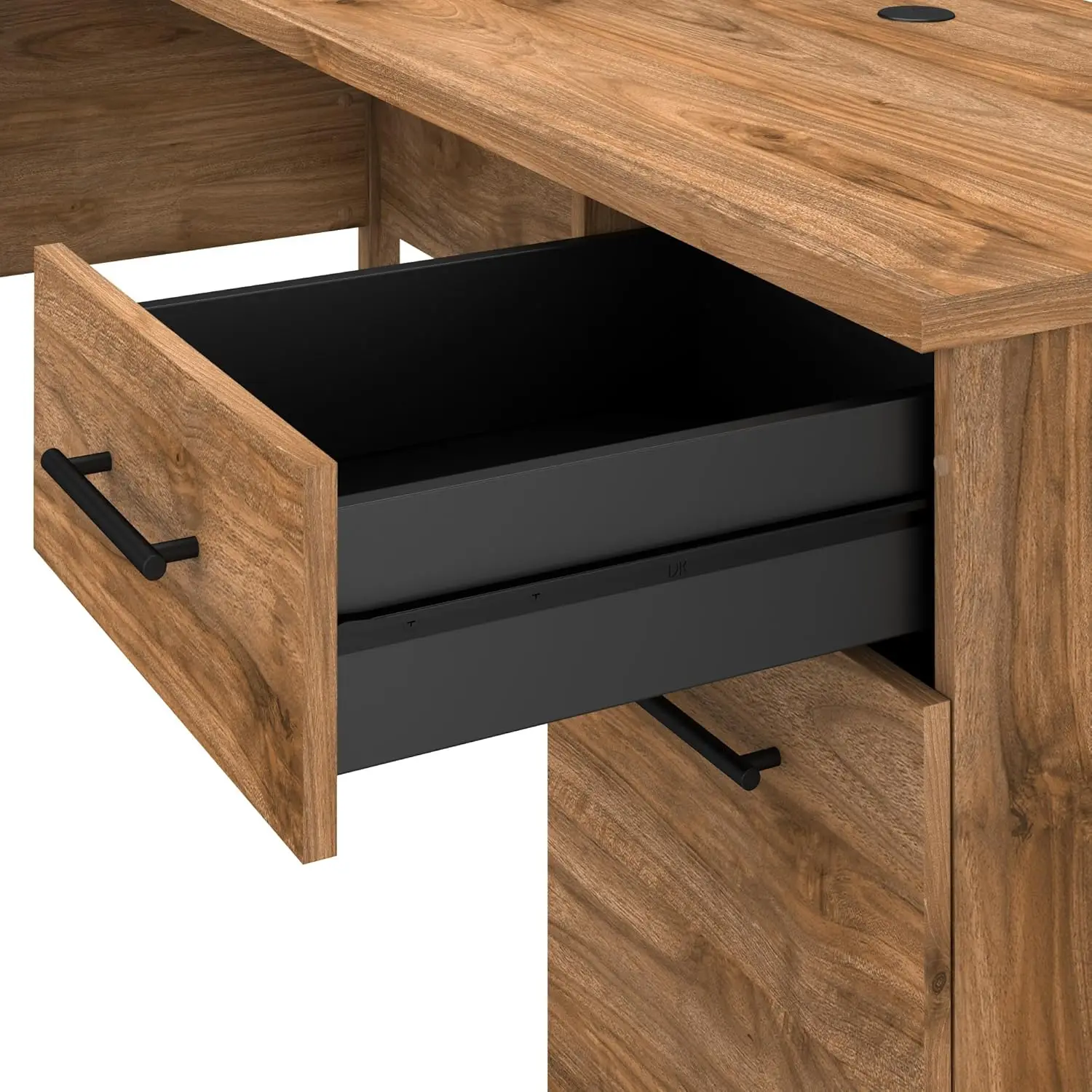 Computer Desk with Drawers | Large PC/Laptop Table for Home Office