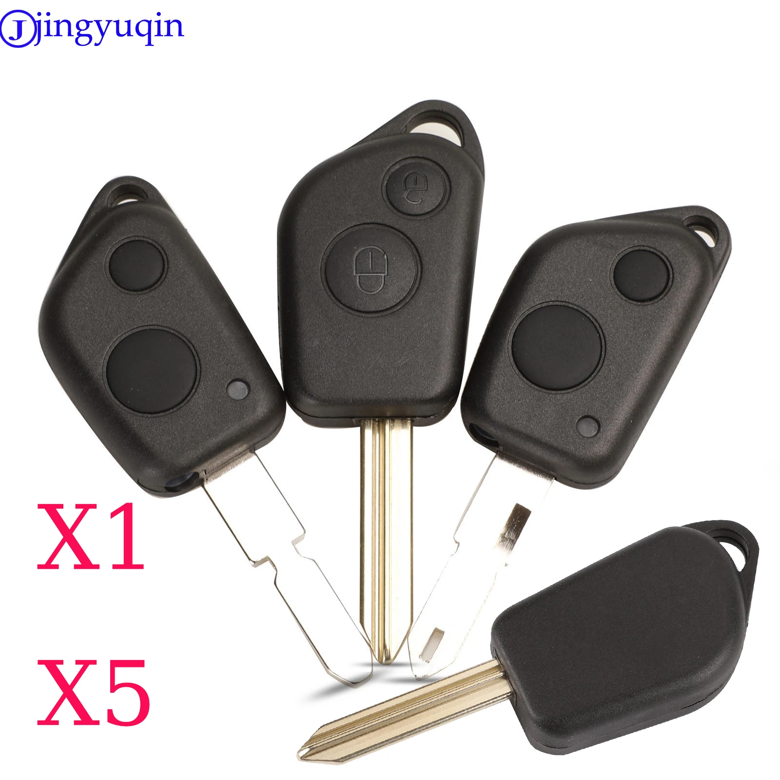 

Jingyuqin X1 X5 Чехол для дистанционного ключа автомобиля для Citroen Elysee Saxo Xsara Picasso Berlingo C2 C3 для Peugeot 106 206 306 205 405 Shell