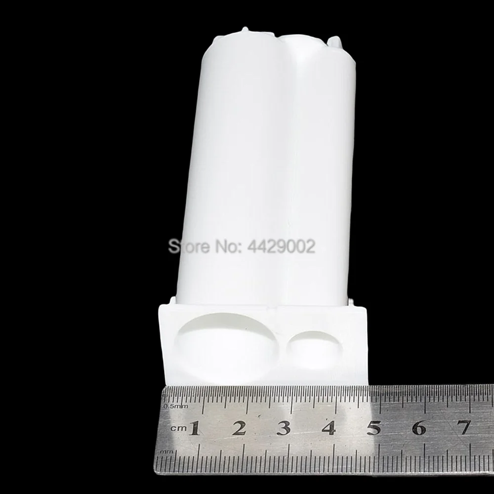 500 Stück 50 ml 4:1 Leere Doppelkartusche Epoxidklebstoff-Tube Zweikomponenten-AB-Klebstoff-Kartusche AB-Epoxid-Kartusche mit Dichtungsstößeln – Detail 4