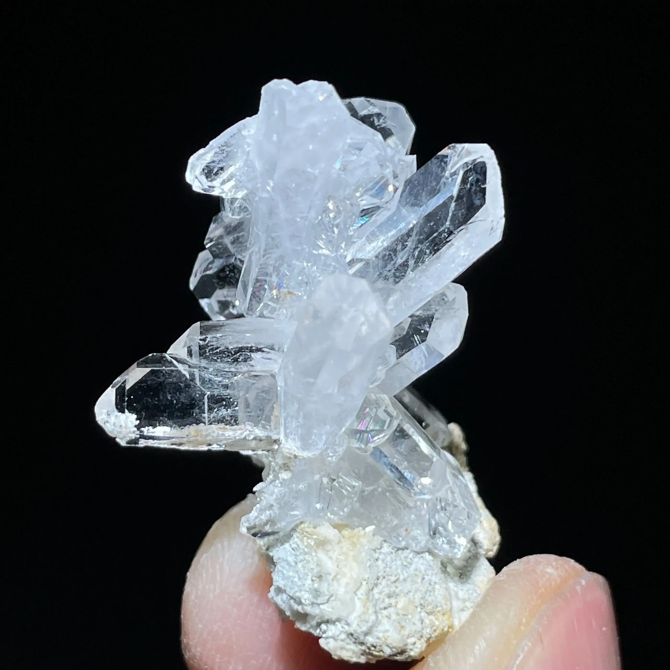 Natural Clear Quartz Crystal Cluster Mineral Specimen Raw Rock Home Decoration Healing Crystal