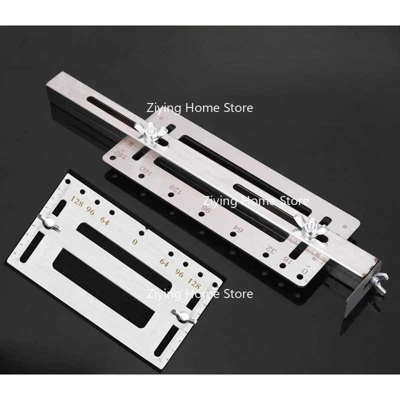 

Suitable for Handle Drilling Locator, Woodworking Wardrobe Door Installation Tool, Handle Installation Artifact