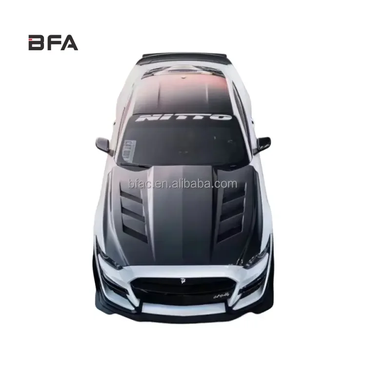 

New AC Carbon Fiber Bumper Engine Hood for Ford Mustang 2015-2023