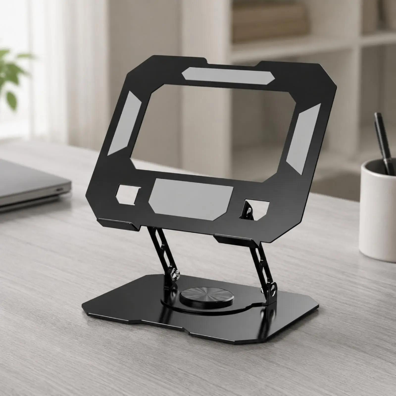 Foldable Rotating Tablet Stand Alloy Metal Laptop Bracket Desk Mount Portable Holder for Pc Notebook