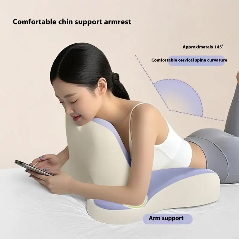 Multiuse Pillow Memory Foam Neck Support Ergonomic Designs Bed Sofa Floor Use 37JD