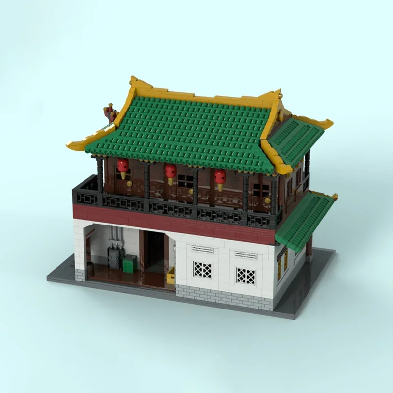 Moc Building Blocks China House Technology Modular Bricks Model  Gifts Christmas Toys DIY Sets Assembly