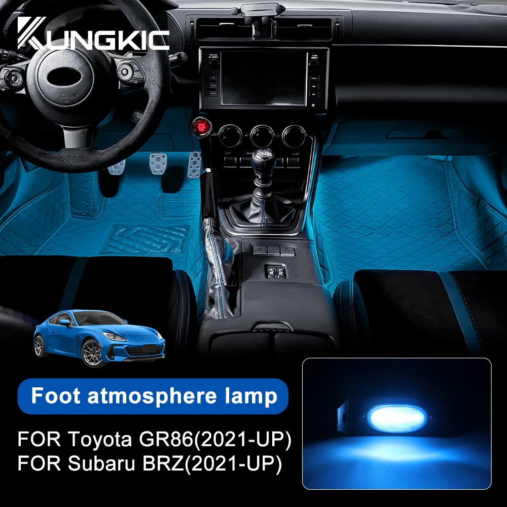 

For Subaru ZD8 BRZ Toyota ZN8 GR86 2021 2022 2023 2024 2025 LED Car Interior Ambient Foot Light Auto Atmosphere Decorative Lamp