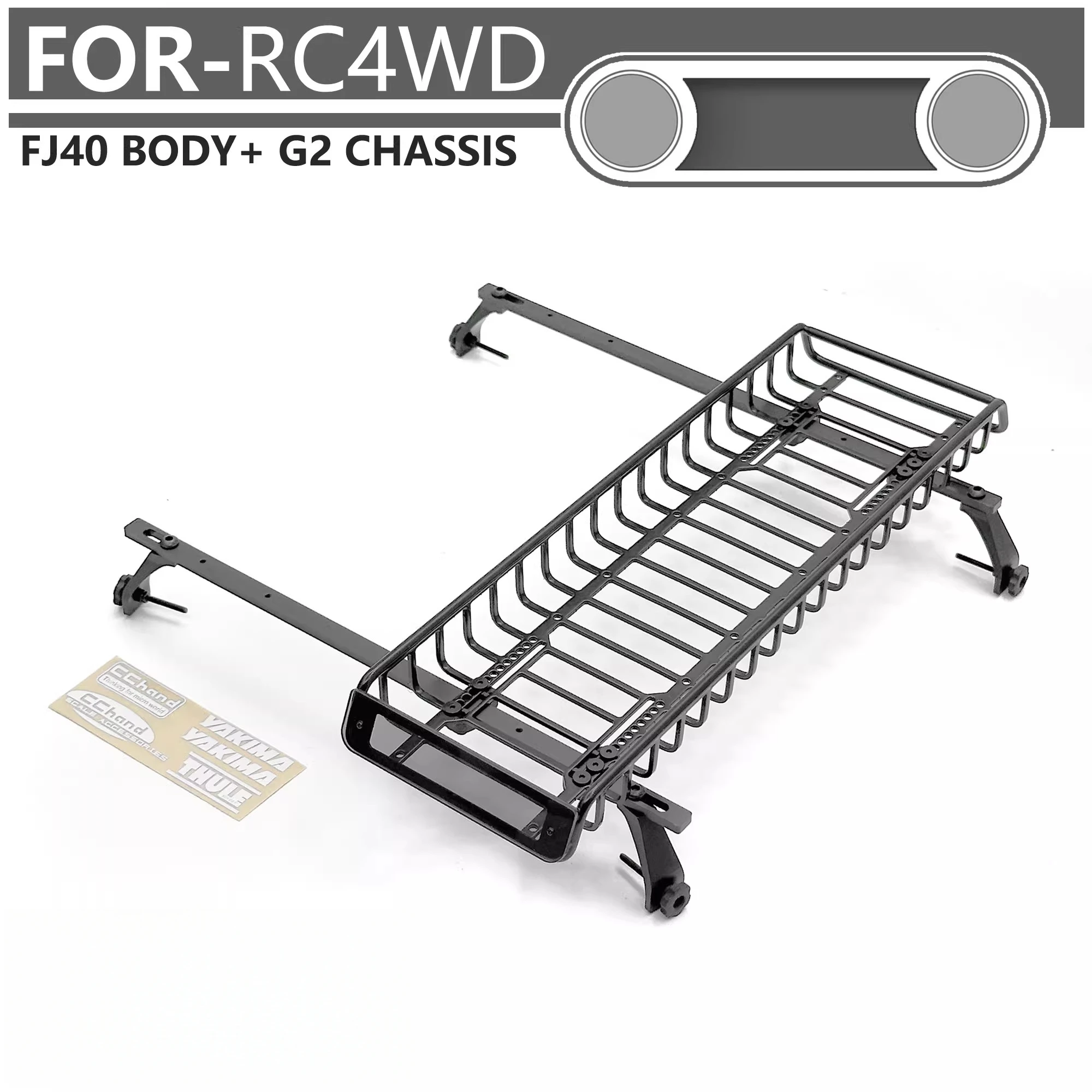 

Metal Narrow Luggage rack fit RC4WD Gelande2 Cruiser fj40 body for 1/10 scale RC Crawler Car toys Upgrade part