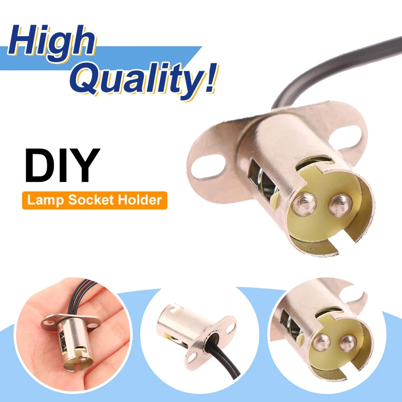 1157 BAY15D 1156 BA15S Car Brake Light Turn Signal LED Bulb Wire Adapter Ship DIY Lamp Socket Holder Auto Accessories