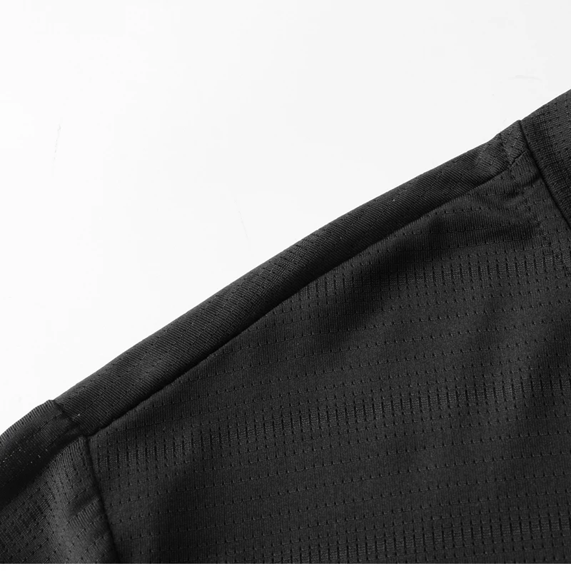 2025 Summer Ice Silk Thin Top Reflective Printing Quick Dry Short Running T-shirt Men Sleeve Breathable Fitness Sports image 5