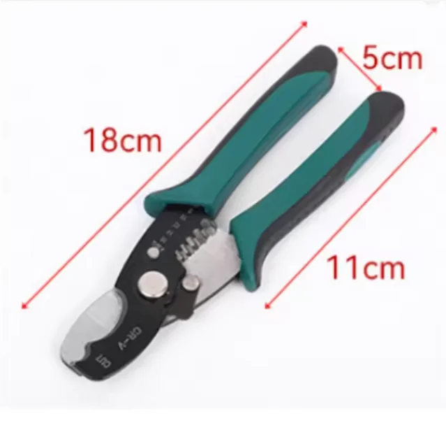 ضبط الذاتي كابل القاطع المكشكش 8 بوصة متري التلقائي سلك تجريد أداة قطع/عقص كماشة #2