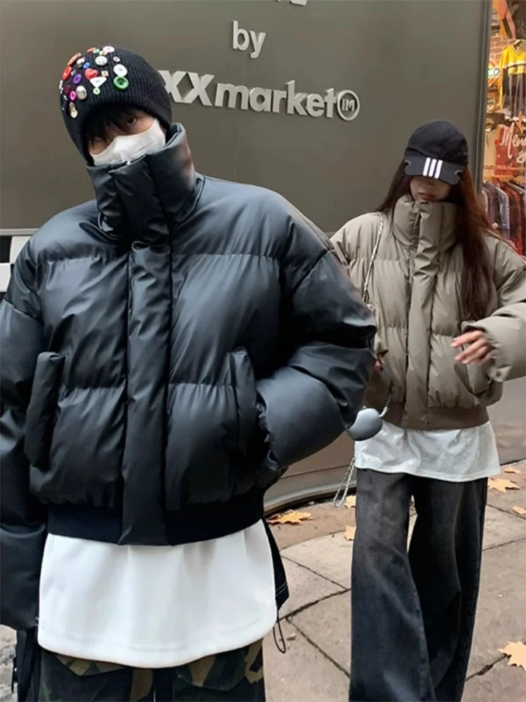 

Мужская зимняя куртка Cleanfit American Style из хлопка, модная повседневная теплая куртка на молнии для пар