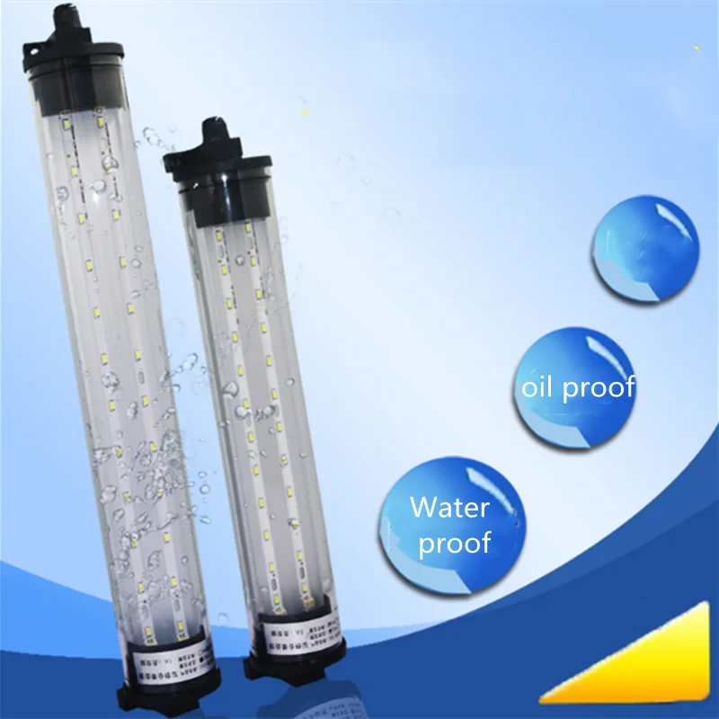 220V/24V LED Machine Tool Working Lamp CNC Lathe Lighting Lamp Type Fluorescent Lamp 24 Machine Tool Lamp Oil Proof Waterproof