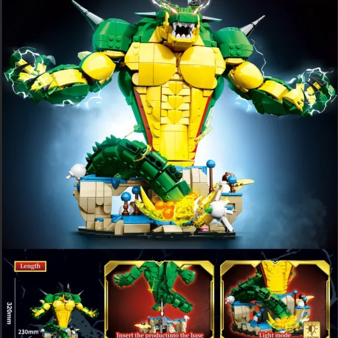 Na Meike Star Big Fat Divine Dragon Building Blocks Modello Adulti Da Collezione Idea Drago Kit di Costruzione Ornamento Regali Per Bambini Giocattoli