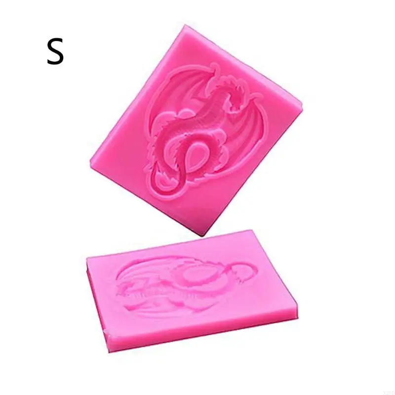 RECTANGLE CINET DRAGON FAMIGLIA TEESTANZA PENDANTE MOLDA PER TAG BAGGI DA DAY N2UD