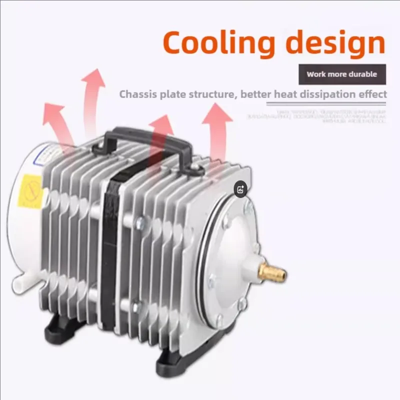 Fish Tank Aerator Pump Fish Stall Seafood Fish Pond Aerator Pump Roast Duck Aerator High-power Pump, Electromagnetic Oxygen Pump