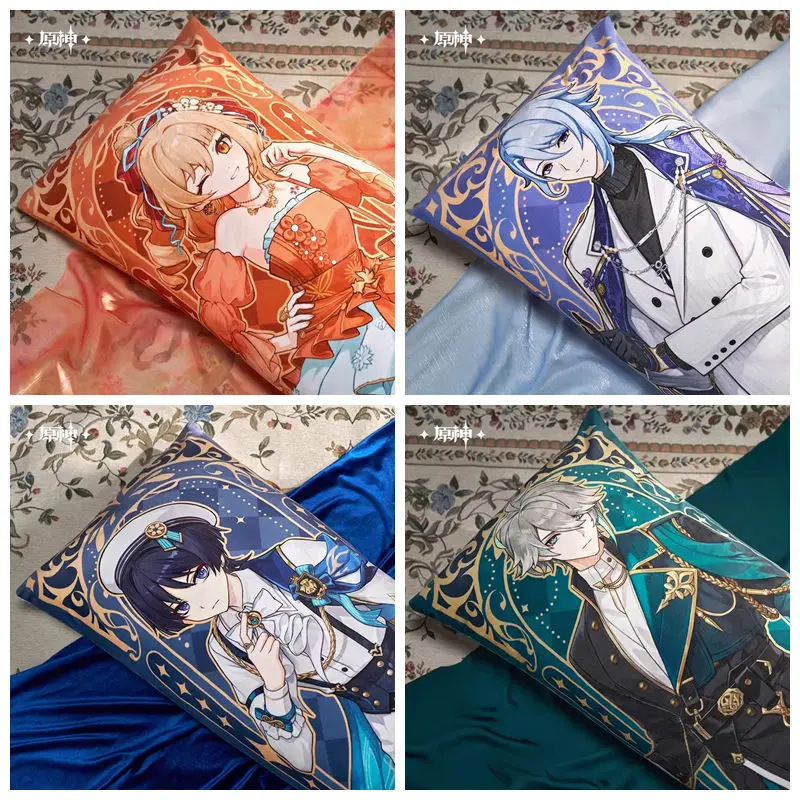 [Genuine] miHoYo Game Genshin Impact Hug Pillow Wanderer Alhaitham Kamisato Ayato Pillow Anime Accessory Cosplay Halloween Gifts