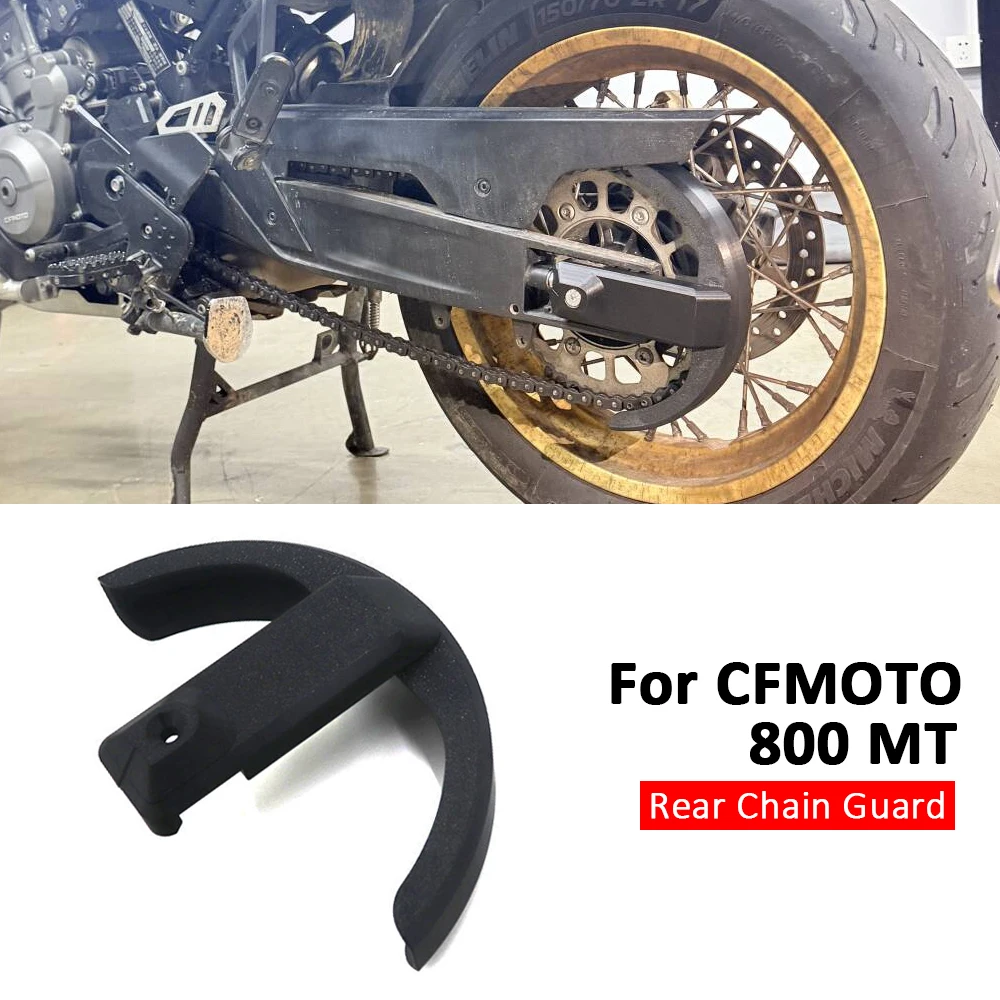 Motorcycle Chain Cover Rear Wheel Cleaning Fender For CFMOTO 800MT MT800 Chain Guard 800 MT Anti-Splash Chain Guard Plate
