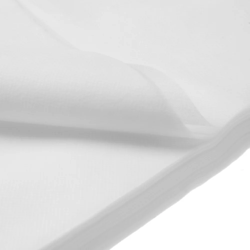 

100 шт., одноразовый массажный стол из нетканого материала, чехол с отверстием для лица, спа-наволочка, квадратные плоские полотенца, складные для салона красоты