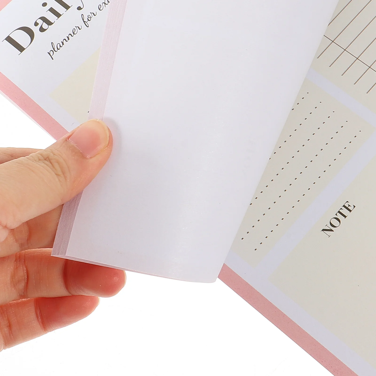 

Daily Planner Notepad Task Notebook For Work Study Schedule Organizer Academic List Pad Reliable Material Bookmark