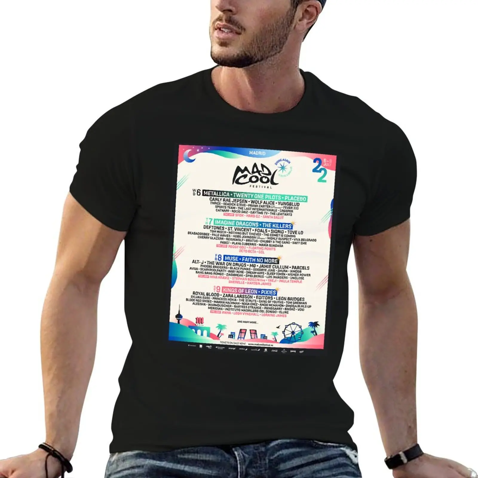 

ml mad cool las vegas cute cool vibrant hippy bonnaroo festival odesza radiate positivity T-Shirt mens graphic t shirts T-Shirt