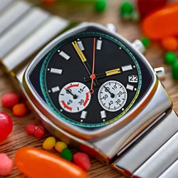 Men's high-end watch Wormhole militado concept fashion men's sports watches for men automatic luxury square large dial man watch