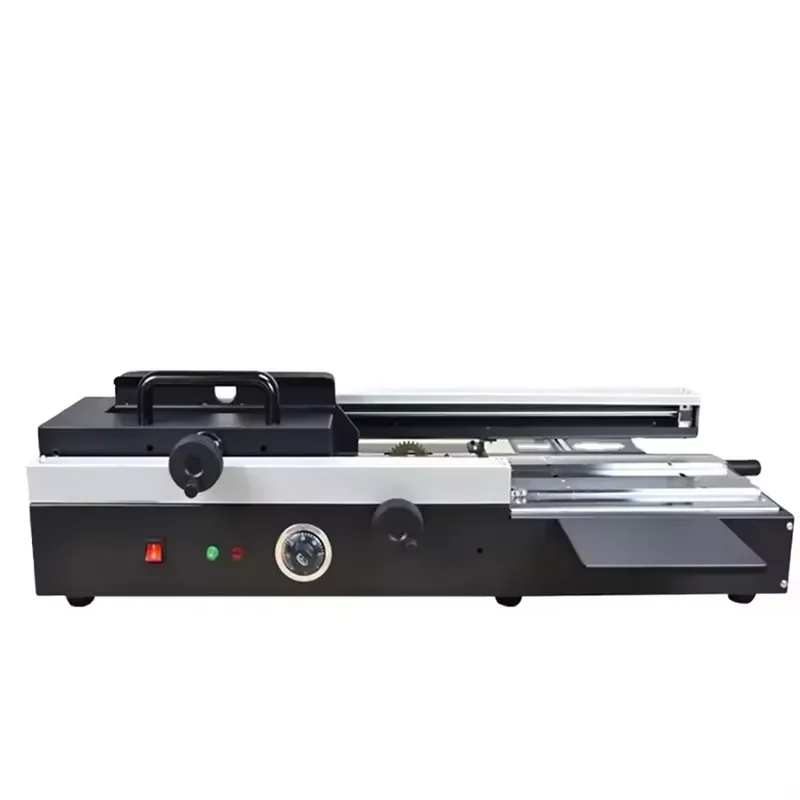 T470 Semi Automatic Desktop Electric Wireless Glue Binder Hot Melt Glue Binding Machine