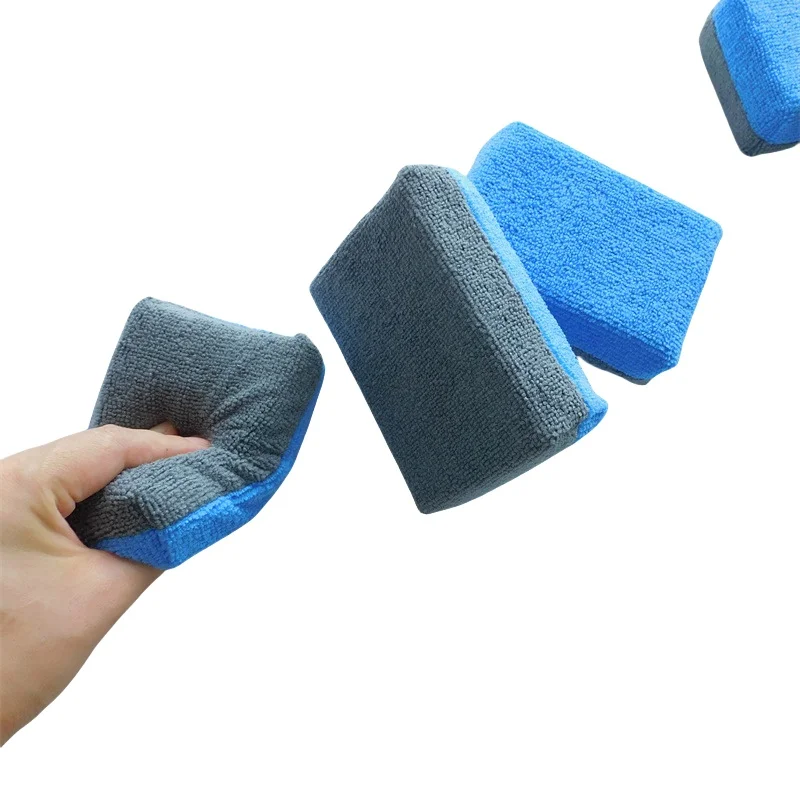 Microfiber Car Wash Sponge - Wax/Polish/Coat, High Absorbency, Scratch-Free (4-Pack)