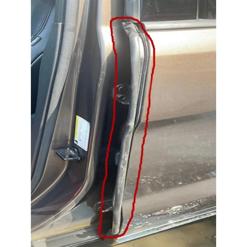 

Китай Фирменная Новинка, натуральная левая и правая дверная рама, кожаные полоски, полоски для края двери, водонепроницаемая уплотнительная лента для Ford Explorer