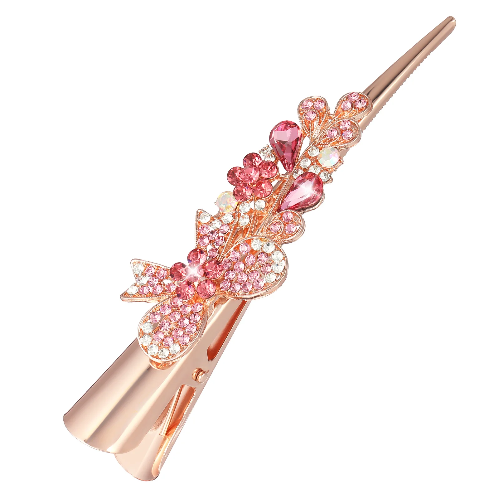 

Purple Large Size Rhinestone Hair Clips for Women Wedding Party Hair Accessories Vintage Hairpin Decorative Styling Aid Diamond