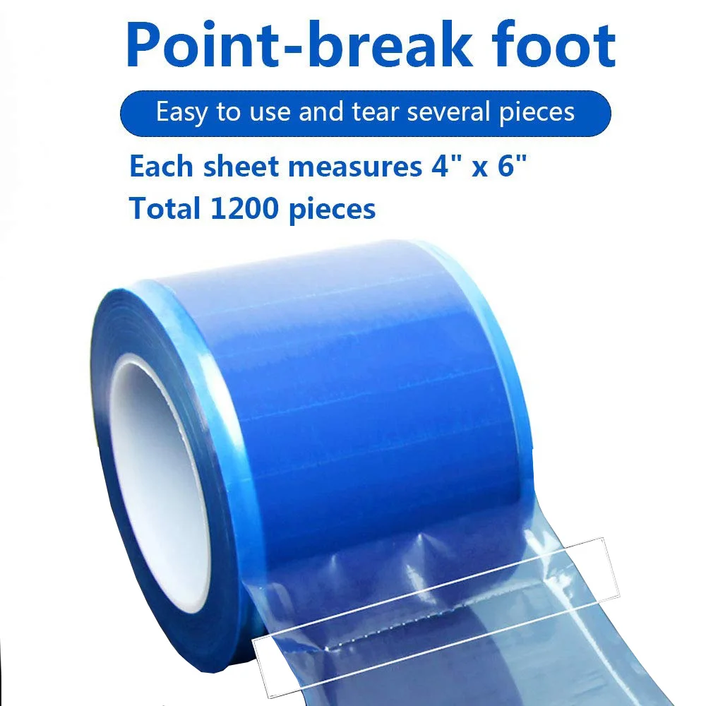 1200 Sheets Tattoo Barrier Film Disposable Tattoo Wraps Cover Tattoo Protective Film 4