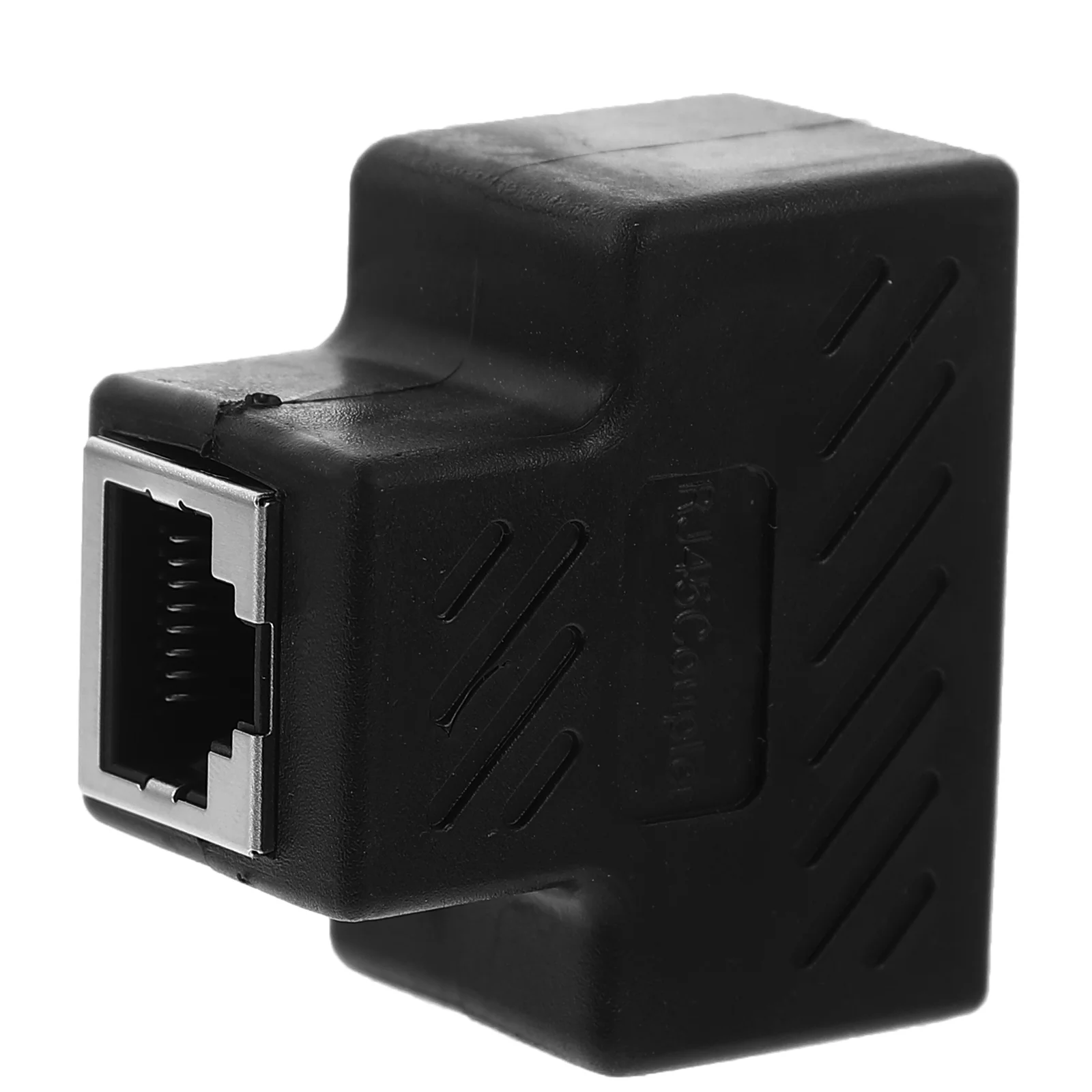 

Network Tee -to-two Adapter Connector Splitter Internet for Ethernet 1 2 Module Plug Coupler Single Extender