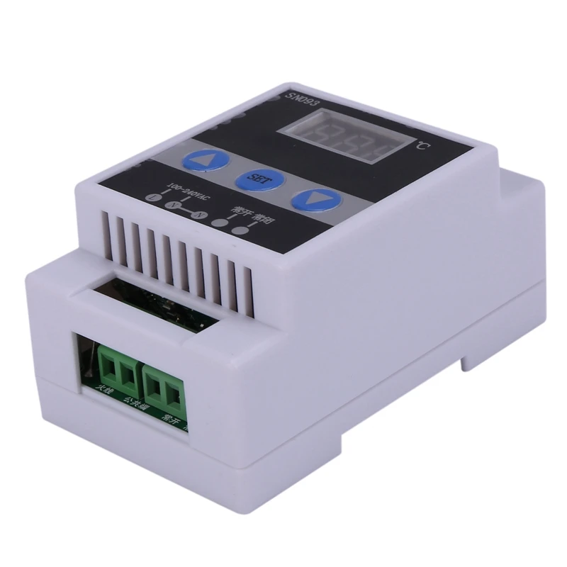 Hot-TMC-6000 110-240V Guide Rail Thermoregulator Digital Temperature Controller Thermostat Refrigeration Heating Temperature Con