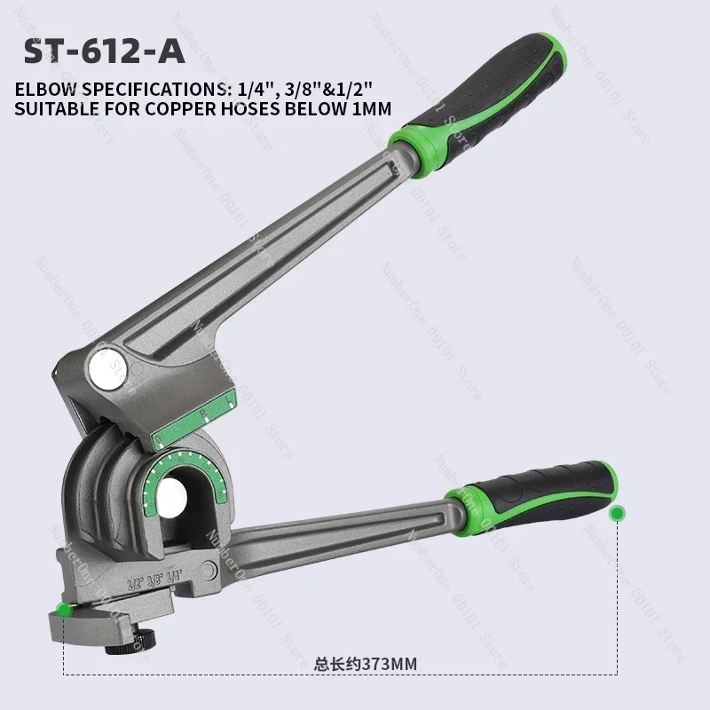 Round tube bending machine, copper aluminum tube, three in one, lever type bending machine, suitable for 6mm, 8mm, 10mm pipes