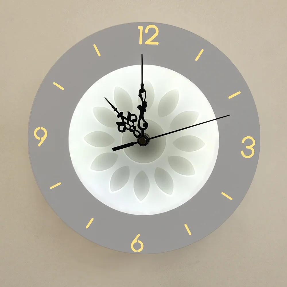 

Bedroom bedside clock wall lamp creative decorative lamp children's room deer wall lamp