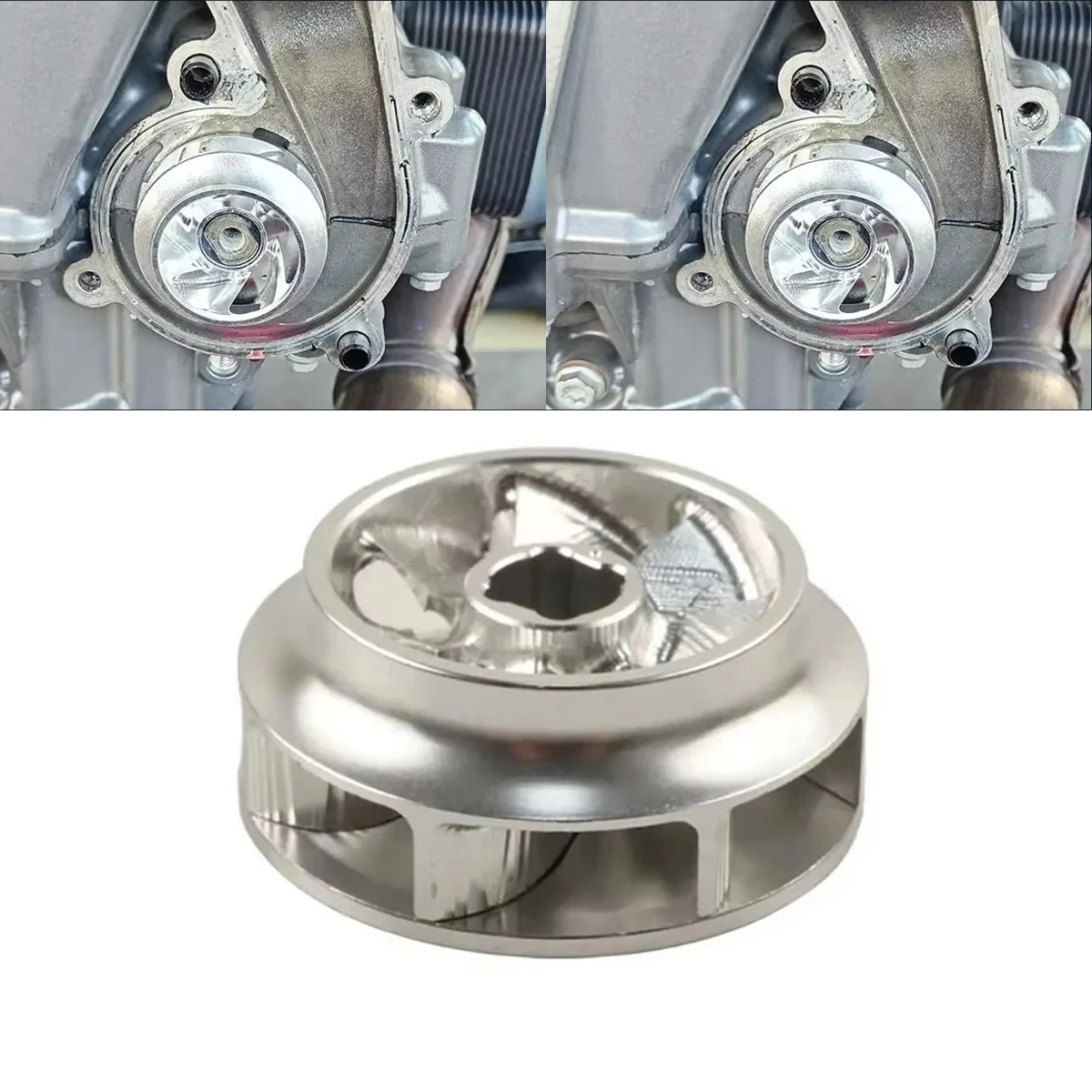 Motorrad Zubehör Wasserpumpe Kühler Laufrad Turbine Split Aluminium Für KTM EXC XCW SX XC 125 150 250 300 350 450 500 530